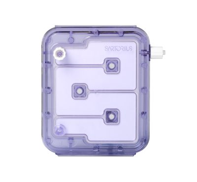 Product photo showing a Vivaflow SU TFF cassette - front view